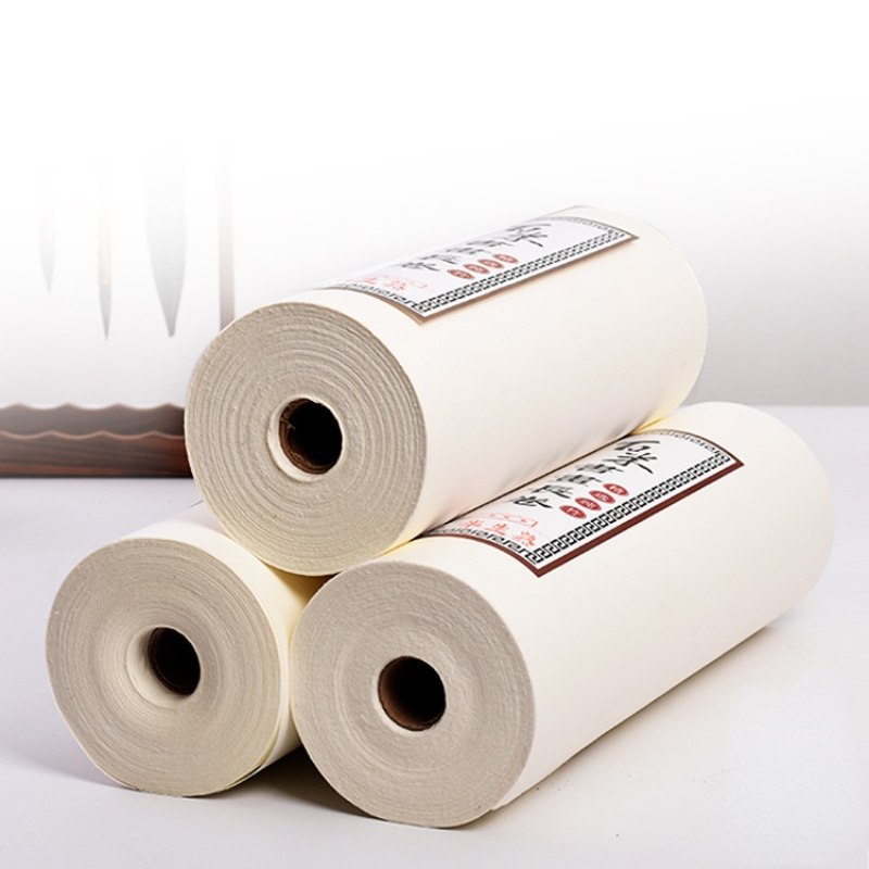 Ink Blotter Paper - Rolling Xuan กระดาษจีนดิบข้าว Papier การประดิษฐ์ตัวอักษรกระดาษครึ่งสุก Xuan