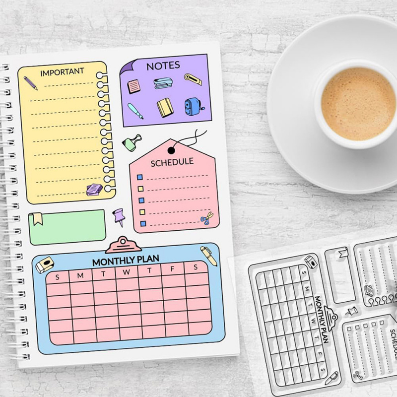 ปฏิทินรายเดือน สมุดบันทึก รายก - Rubber Date Stamp บทวิจารณ์และราคา