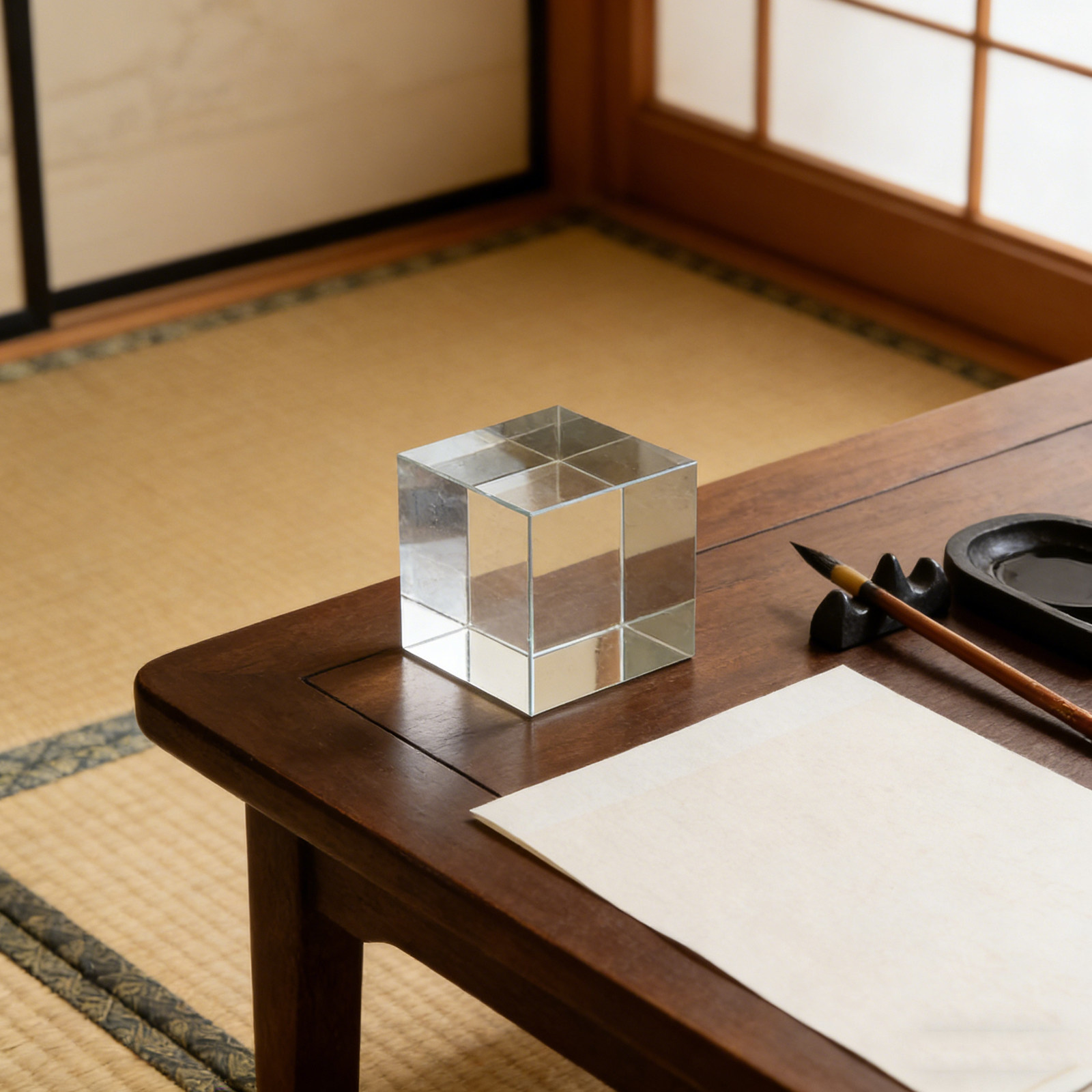 ทับกระดาษคริสตัลทรงสี่เหลี่ยม  - Paper Weight Crystal บทวิจารณ์และราคา