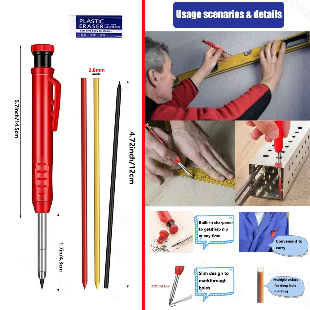 TOP Solid Carpenter ดินสอไม้ยา - Mechanical Pencil 0.3 บทวิจารณ์และราคา